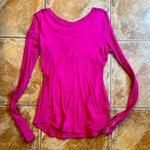 Lululemon LS Pink Top